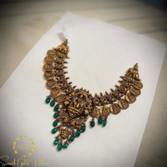 Swarnamala Coin Temple Necklace