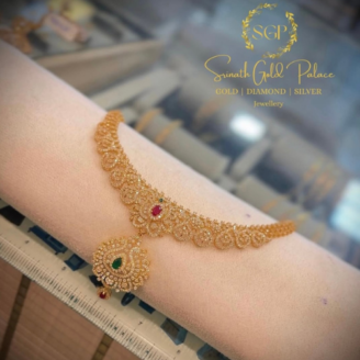 Anvika Diamond Floral Necklace