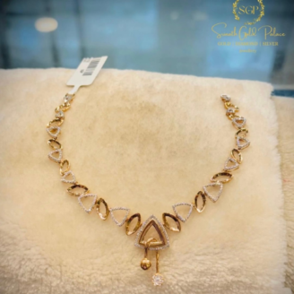 Aarohi Diamond Drop Necklace